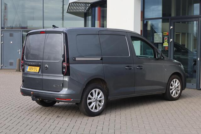 Volkswagen CADDY Cargo 2.0 TDI NL auto, 1e eigenaar, nieuw geleverd en onderhouden, ergo stoel, LED, 17" LMV