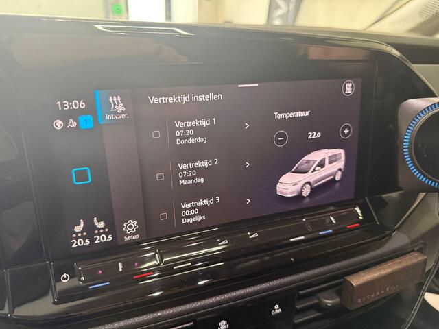 Volkswagen CADDY Cargo 2.0 TDI 122pk DSG Black Edition | 19" Black | Standkachel |Trekhaak | Leder int. | Virtual Cockpit |