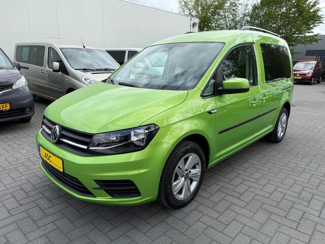 Volkswagen CADDY TSI Trendline - Rolstoelauto 3+1 - Bodemverlaging - Luxe uitvoering - 1e Eigenaar - Rolstoelvervoer