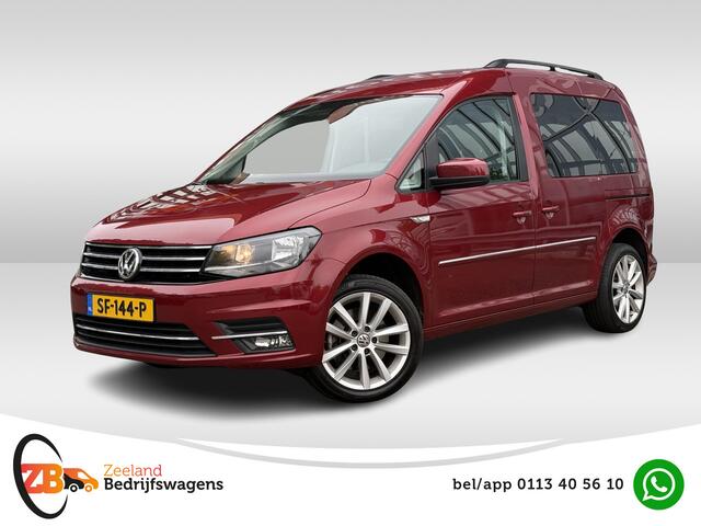 Volkswagen CADDY 1.4 TSI Highline 7p | Carplay | Navi | Trekhaak | Stoelverw. | Leder