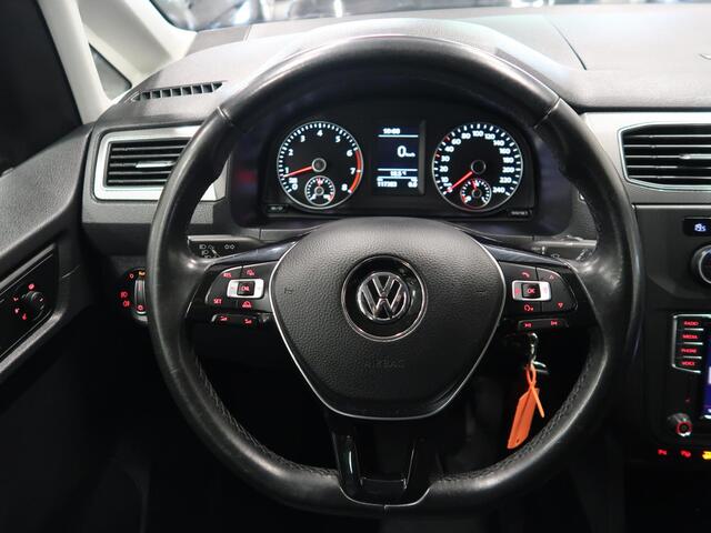 Volkswagen CADDY 1.4 TSI Comfortline 5 zitplaatsen, 2x schuifdeur, airco-ecc, app connect, stoelverwarming, pdc, multifunctioneel stuurwiel, extra getint glas, boekjes aanwezig, sportvelgen