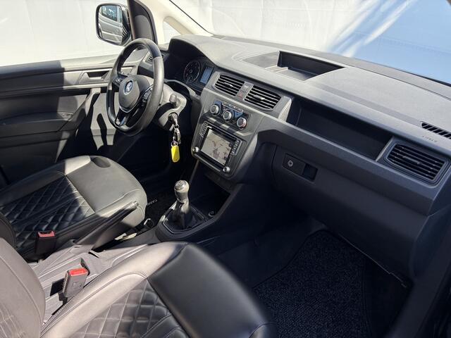 Volkswagen CADDY 2.0 TDI L1H1 BMT Marge-GEEN BTW! Trekhaak Leer Adap.Cruise Carplay 18Inch Voll.Onderhoud UITSTRALING!