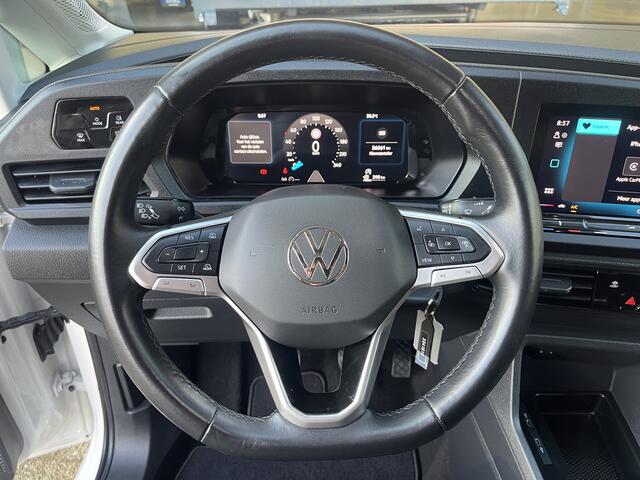 Volkswagen CADDY Cargo 2.0 TDI 102pk Trekhaak Carplay Digitaal display Stuurwielbediening Parkeersenoren achter Airco Cruise controle Euro 6 Apple 1500kg trekgewicht