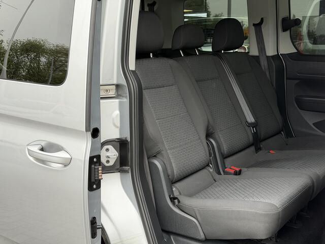 Volkswagen CADDY 1.5 TSI 7p | Adaptive CC | Winter-pakket | Carplay | 1. Eigenaar | 7-zits | DAB+ | Spoorwisselassistent | Parkeer-assistent | Wireless charging |