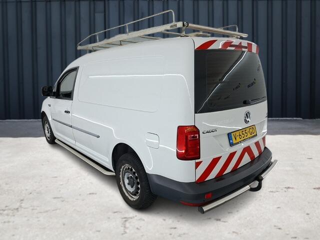 Volkswagen CADDY MAXI 1.4 TGI L2H1 EcoFuel Trendline (111 PK) 1e-Eig, & Dealer-Onderh. BOVAG-Garantie. NL-Auto. Leer, Trekhaak, Cruisecontrol, Bluetooth, Parkeersensoren, Airco