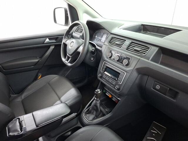 Volkswagen CADDY MAXI 1.4 TGI L2H1 EcoFuel Trendline (111 PK) 1e-Eig, & Dealer-Onderh. BOVAG-Garantie. NL-Auto. Leer, Trekhaak, Cruisecontrol, Bluetooth, Parkeersensoren, Airco