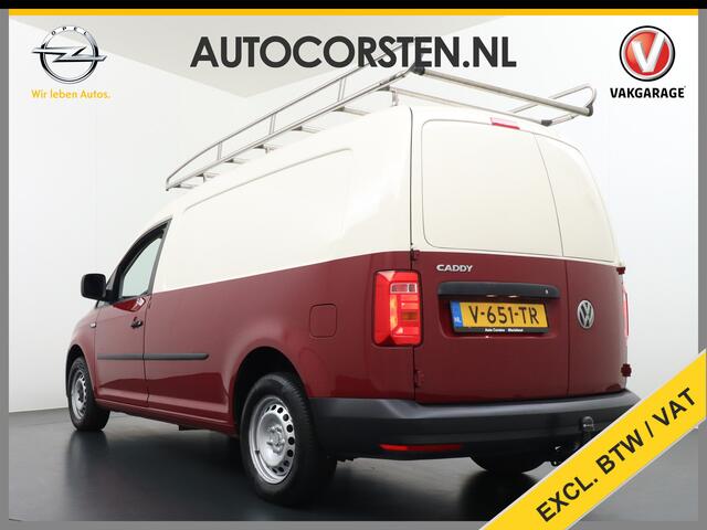 Volkswagen CADDY MAXI 2.0TDI L2H1 BMT Airco Trekhaak Imperiaal Bluetooth Trendline Betonplex Inbouw Lades Schuifdeur Euro 6 1.400KG Trekgewicht