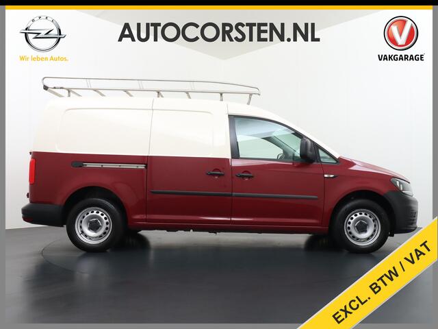 Volkswagen CADDY MAXI 2.0TDI L2H1 BMT Airco Trekhaak Imperiaal Bluetooth Trendline Betonplex Inbouw Lades Schuifdeur Euro 6 1.400KG Trekgewicht