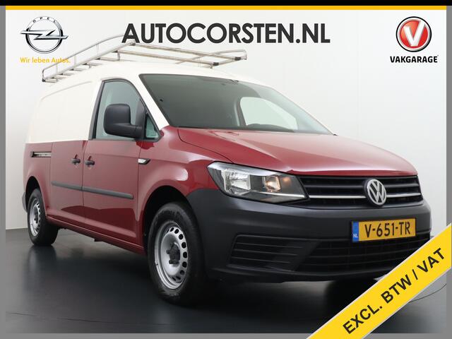 Volkswagen CADDY MAXI 2.0TDI L2H1 BMT Airco Trekhaak Imperiaal Bluetooth Trendline Betonplex Inbouw Lades Schuifdeur Euro 6 1.400KG Trekgewicht