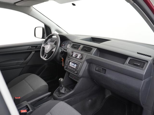 Volkswagen CADDY MAXI 2.0TDI L2H1 BMT Airco Trekhaak Imperiaal Bluetooth Trendline Betonplex Inbouw Lades Schuifdeur Euro 6 1.400KG Trekgewicht