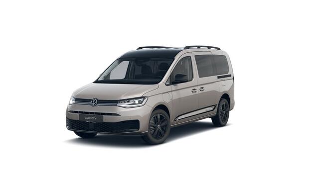Volkswagen CADDY MAXI 1.5 TSI Hybride DSG Limited Edition, Climatronic, Achterklep met ruit, 7-persoons, App connect draadloos, Navigatie, Alarm, LED koplampen, Trekhaakvoorbereiding
