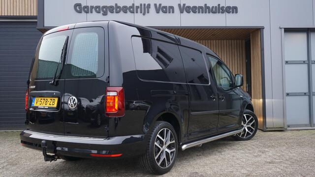Volkswagen CADDY MAXI 2.0 TDI 102pk L2H1 Exclusive Edition LED 17inch LM Leder Trekhaak Sidebar *NL auto* 1e eigenaar 82014km