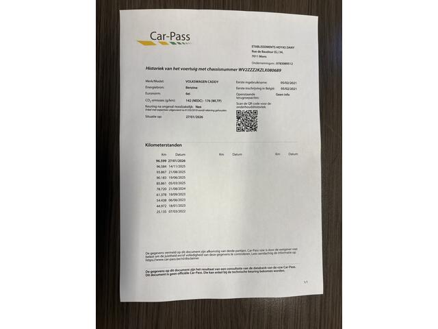 Volkswagen CADDY MAXI 1.4 TSI Trendline 7-Persoons DSG Life (Navigatie | Adaptive Cruise | PDC voor + achter) RIJKLAARPRIJS!