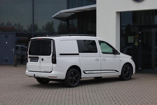 Volkswagen CADDY MAXI Flexible 1.5 TSI Hybride Limited Edition 115PK / 85kW DSG, Achteruitrijcamera (rear view), digital cockpit pro, climatronic, parkeersensoren voor en achter (pdc), DAB+, in hoogte verstelbare voorstoelen, cruise control, keyless start, LED verlichting, ele