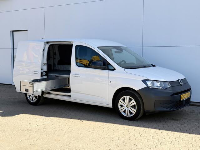 Volkswagen CADDY MAXI Cargo 2.0 TDI 122PK Automaat L2 Cruise Control Climate Control Navigatie Carplay Parkeersensoren Schuifladen Inbouw