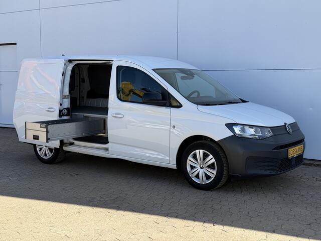 Volkswagen CADDY MAXI Cargo 2.0 TDI 122PK Automaat L2 Cruise Control Climate Control Navigatie Carplay Parkeersensoren Schuifladen Inbouw