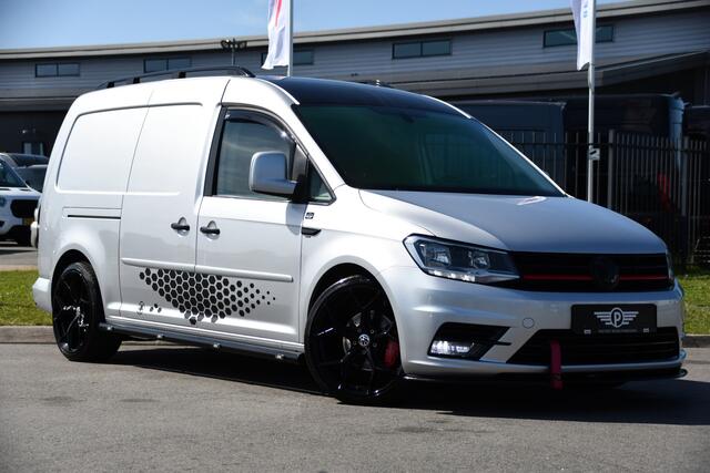 Volkswagen CADDY MAXI 2.0 TDI L2H1 BMT Exclusive PB Edition Cruise, Camera, Carplay, Automaat, 185pk, Alcantara, Sport stoelen, Carbon, Multimedia, Uniek!