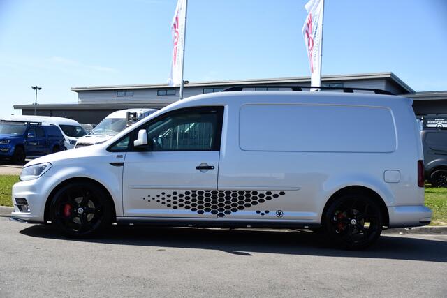 Volkswagen CADDY MAXI 2.0 TDI L2H1 BMT Exclusive PB Edition Cruise, Camera, Carplay, Automaat, 185pk, Alcantara, Sport stoelen, Carbon, Multimedia, Uniek!