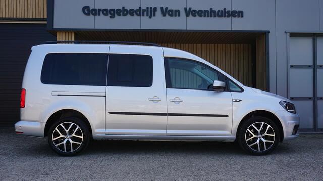 Volkswagen CADDY MAXI 1.4 TSI 125pk 7-Zits Edition 2x Schuifdeur Leder Navi Stoelverwarming 17inch LM *1e Eigenaar* 76062km!