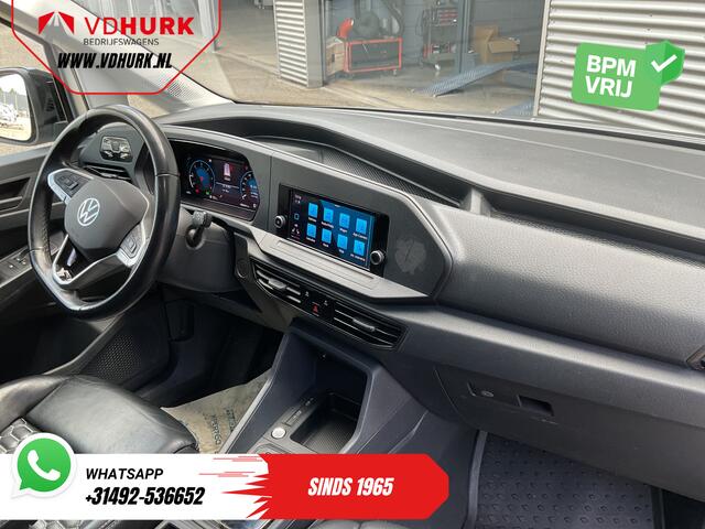 Volkswagen CADDY MAXI Cargo 2.0 TDI 125 pk DSG Aut. LED/ Adapt.Cruise/ Leder/ Standkachel/ Carplay/ Virtual Cockpit/ Stoelverw./ 2x Schuifdeur/ Camera/17"LMV/ PDC/ Trekhaak