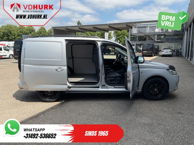 Volkswagen CADDY MAXI Cargo 2.0 TDI 125 pk DSG Aut. LED/ Adapt.Cruise/ Leder/ Standkachel/ Carplay/ Virtual Cockpit/ Stoelverw./ 2x Schuifdeur/ Camera/17"LMV/ PDC/ Trekhaak