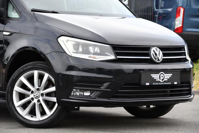 Volkswagen CADDY MAXI 2.0 TDI L2H1 Highline Cruise, Leder, LED, Automaat, multimedia, 150pk, NAVI, Trekhaak, Sensoren, Voorruit verwarming, Uniek!