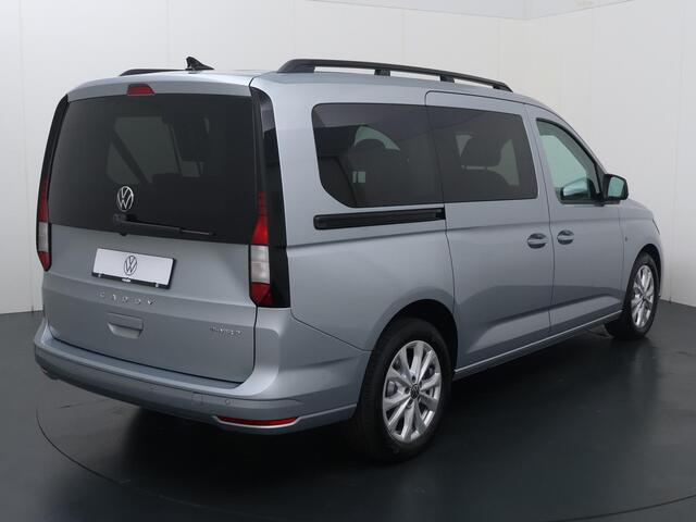 Volkswagen CADDY MAXI 1.5 TSI Hybride Life DSG 7-Persoons | 150 PK | Adaptive Cruise Control | Achteruitrijcamera | Climate control | Dodehoek detectie | Stoelverwarming | Apple Carplay / Android Auto |