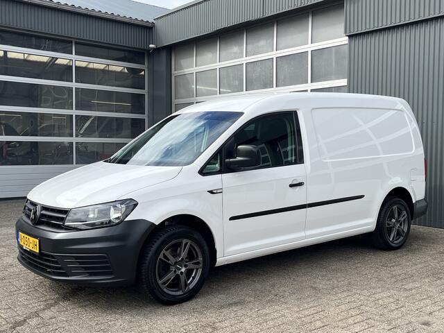 Volkswagen CADDY MAXI 2.0 TDI L2H1 Euro 6 Airco Trekhaak 1400kg trekgewicht Telefoonverbinding Achterruitrij camera Zijruit rechts Lichtmetalen velgen Bpm vrij voor particulier gebruik!!