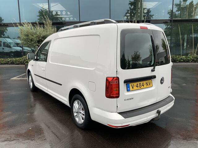 Volkswagen CADDY MAXI 2.0 TDI L2H1 BMT Highline Airco Cruise Alu Velg Trekhaak 1400 kg Dakrailing Euro 6