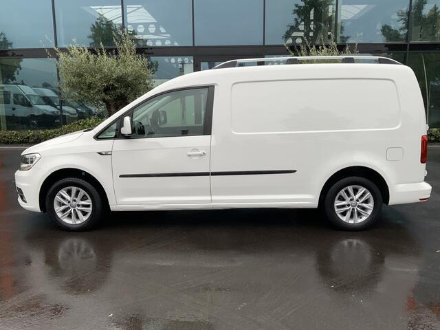 Volkswagen CADDY MAXI 2.0 TDI L2H1 BMT Highline Airco Cruise Alu Velg Trekhaak 1400 kg Dakrailing Euro 6