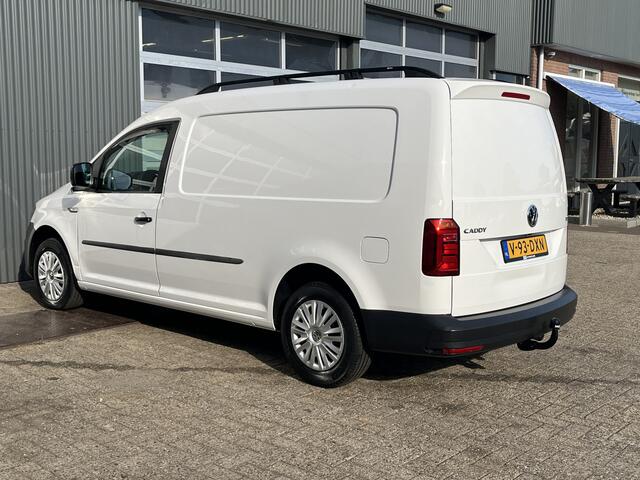Volkswagen CADDY MAXI 2.0 TDI L2H1 102pk DSG Automaat Airco Trekhaak 1500kg trekgewicht Telefoonverbinding Achterruitrij camera Achterklep Schuifdeur Stuurwielbediening Euro 6