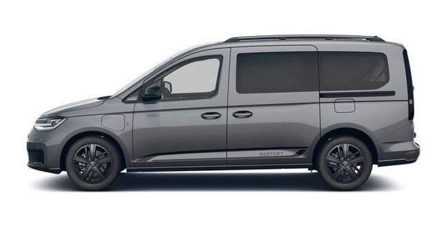 Volkswagen CADDY MAXI 1.5 TSI Hybride DSG Limited Edition, Climatronic, Achterdeuren met ruit, 7-persoons, App connect draadloos, Navigatie, Alarm, LED koplampen, Trekhaakvoorbereiding