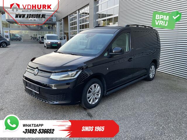 Volkswagen CADDY MAXI Cargo 2.0 TDI 125 pk DSG Aut. Black Edition LED/ Adapt.Cruise/ Leder/ Standkachel/ Carplay/ Stoelverw./ Virtual Cockpit/ Navi/ Airco/ Camera