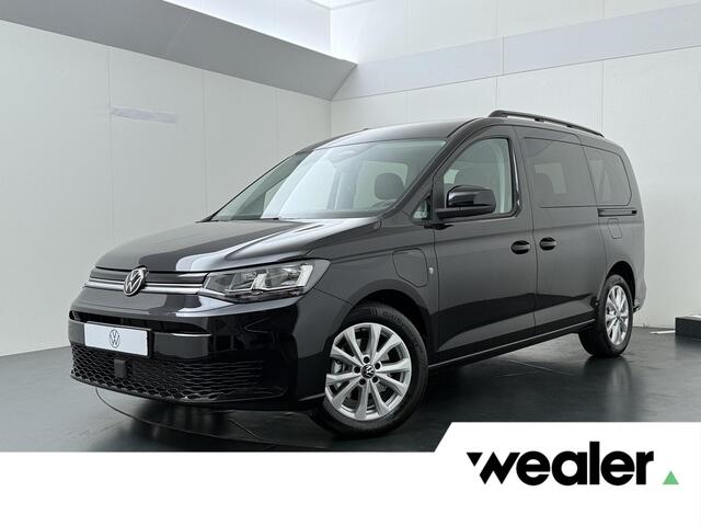 Volkswagen CADDY MAXI Bedrijfswagens Kombi 1.5 TSI Hybride Life DSG 7-Persoons | 150 PK | Leverbaar medio oktober | Adaptive Cruise Control | Achteruitrijcamera | Climate control | Dodehoek detectie | Stoelverwarming | Parkeersensoren | Apple Carplay / Android Auto |