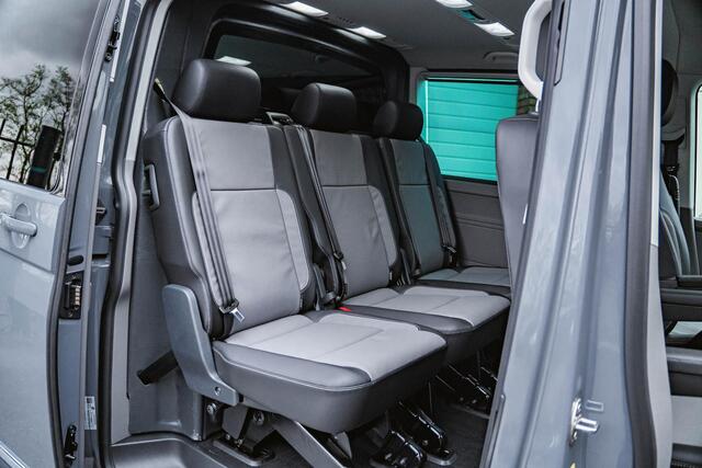 Volkswagen CARAVELLE T6.1 2.0 TDI 204 PK DSG L2H1 A-Deuren DUB/CAB ACC | LED | Leder | Apple Carplay/ Android Auto | Privacy glass |