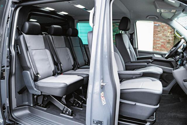 Volkswagen CARAVELLE T6.1 2.0 TDI 204 PK DSG L2H1 A-Deuren DUB/CAB ACC | LED | Leder | Apple Carplay/ Android Auto | Privacy glass |