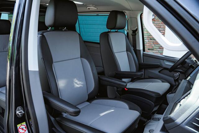 Volkswagen CARAVELLE T6.1 2.0 TDI 204 PK DSG L2H1 A-KLEP FULL OPTIONS DUB/CAB ACC | LED | Leder | Side Assist | Privacy glass |