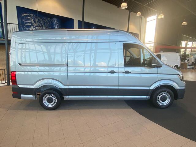 Volkswagen CRAFTER Bedrijfswagens 2.0 35 TDI L3H3 Highline 103kW 140pk 8 versn. auto | Navigatiesysteem Discover Media met 10,4" Touch-kleurendisplay | Volwaardig reservewiel | Middelhoog dak | LED-laadruimteverlichting |
