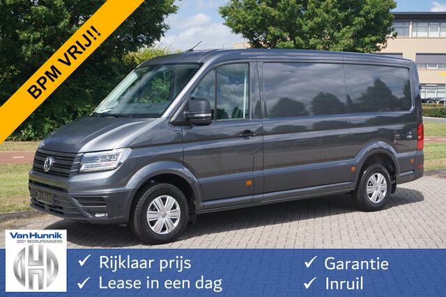 Volkswagen CRAFTER 35 177PK L3H2 AUT Facelift BPM VRIJ!! 13" Navi, Cam, Gev. Stoel, Alarm, LED!! NR. C664*