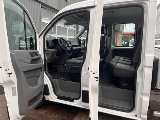 Volkswagen CRAFTER 35 2.0 TDI L4 DC Maxi Airco Cruise Control Open laadbak 7-persoons Euro 6 Open laadbak Pick-up p-up Bakwagen 1e eigenaar Telefoonverbinding