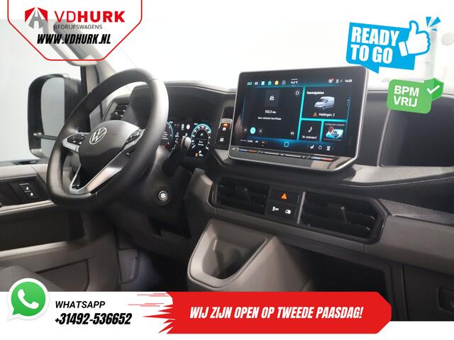 Volkswagen CRAFTER 35 2.0 TDI 140 pk DSG Aut. L3H3 BPM VRIJ! Betimmering/ LED/ Virtual Cockpit/ Camera/ Cruise/ Carplay/ Gev.Stoel