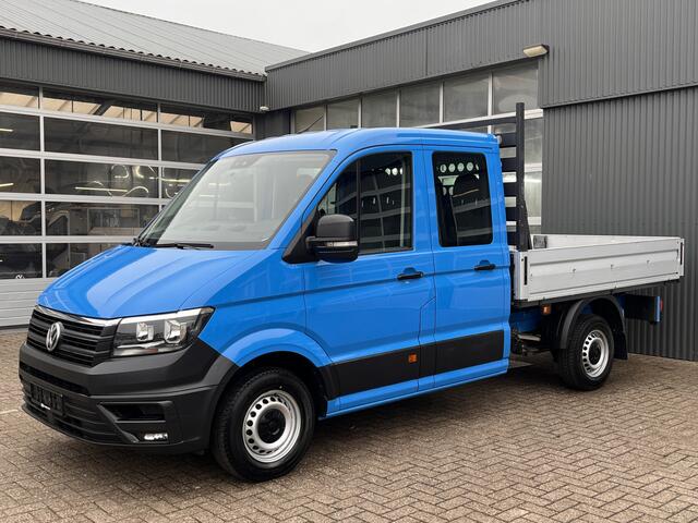 Volkswagen CRAFTER 35 2.0 TDI DC Airco Cruise controle Euro 6 laadbak Voorruit verwarming 6-persoons Open laadbak Pick-up p-up Bakwagen 1e eigenaar