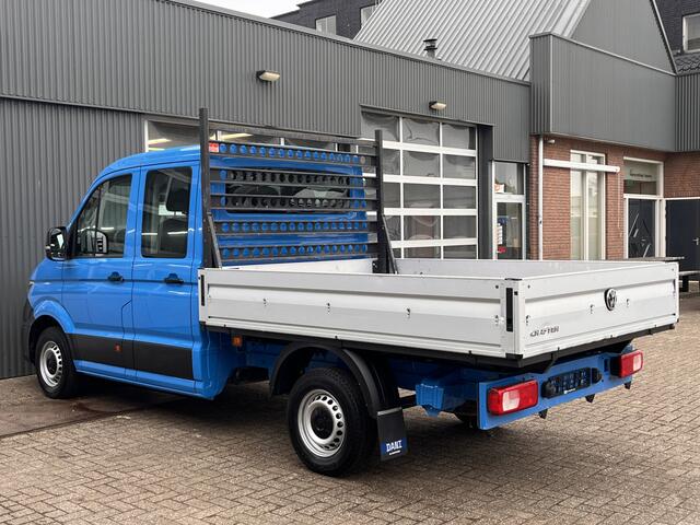 Volkswagen CRAFTER 35 2.0 TDI DC Airco Cruise controle Euro 6 laadbak Voorruit verwarming 6-persoons Open laadbak Pick-up p-up Bakwagen 1e eigenaar