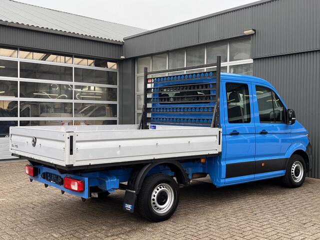Volkswagen CRAFTER 35 2.0 TDI DC Airco Cruise controle Euro 6 laadbak Voorruit verwarming 6-persoons Open laadbak Pick-up p-up Bakwagen 1e eigenaar