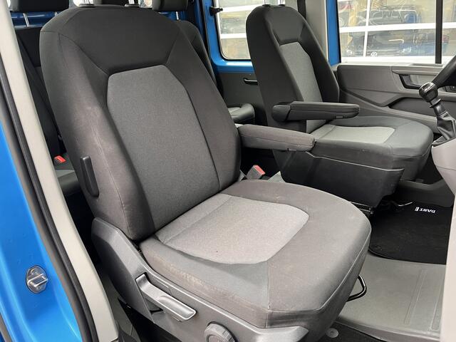 Volkswagen CRAFTER 35 2.0 TDI DC Airco Cruise controle Euro 6 laadbak Voorruit verwarming 6-persoons Open laadbak Pick-up p-up Bakwagen 1e eigenaar
