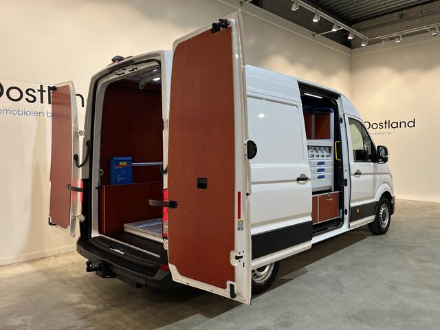 Volkswagen CRAFTER 35 2.0 TDI L3H3 180 PK Servicebus / Sortimo Inrichting / Euro 6 / Schuifdeur L + R / 220V. / Airco / Cruise Control / Camera / Trekhaak 3000 KG. / CarPlay / Navigatie