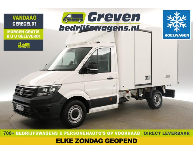 Volkswagen CRAFTER 35 2.0 TDI 177PK Koelwagen Bakwagen Zijdeur Airco Koelauto 3 Persoons Laadbak Achterdeuren Elektrpakket