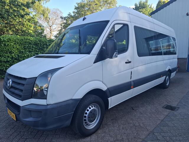 Volkswagen CRAFTER 35 2.0 TDI L3H2 BM 19995.- INCL BTW 9-PERSOONS ROLSTOEL 114PK