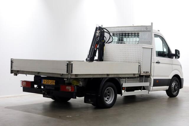 Volkswagen CRAFTER 50 2.0 TDI 177pk E6 Open Laadbak + HIAB Kraan Trekhaak 3500kg 02-2019