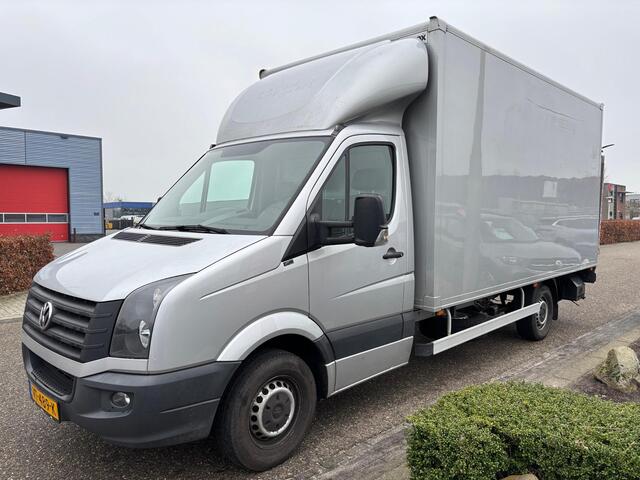 Volkswagen CRAFTER 35 2.0 TDI L3H2 | Laadklep DHollandia | Trekhaak | Bakwagen | Cruise Control | NAVI | Airco | Lat om lat betimmering | 6baks